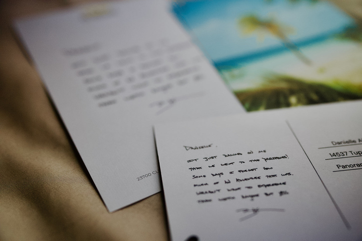 Handwritten Postcard